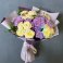 Букет цветов из: Хризантемы и Розы